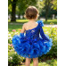 15 color available--Infant/toddler/baby/children/kids Girl's  Pageant evening/prom Dress/clothing G086(Royal Blue)